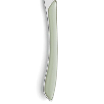 PRISMA dinner knife full handle sage green
