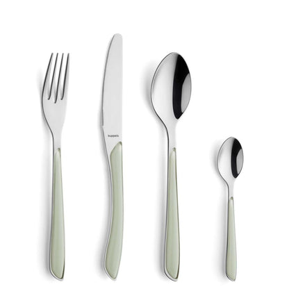 PRISMA cutlery set 24-piece sage green
