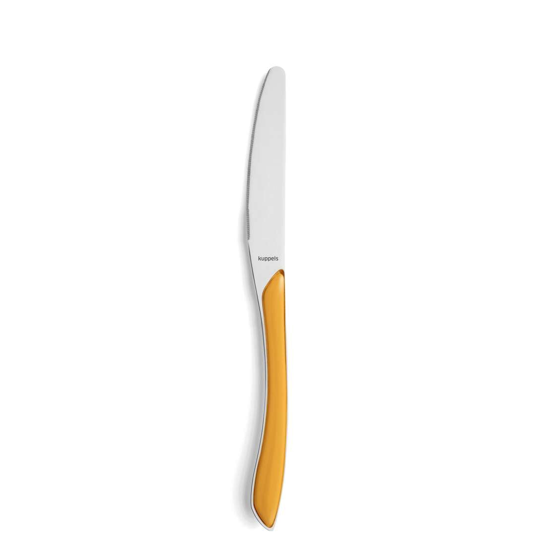 PRISMA dinner knife full handle mustard yellow