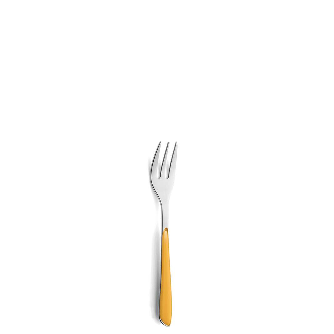 PRISMA cake fork set 6-piece mustard yellow