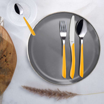 PRISMA cake fork mustard yellow