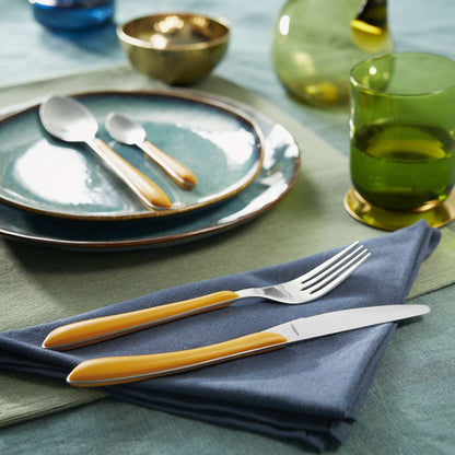 PRISMA cutlery set 24-piece mustard yellow