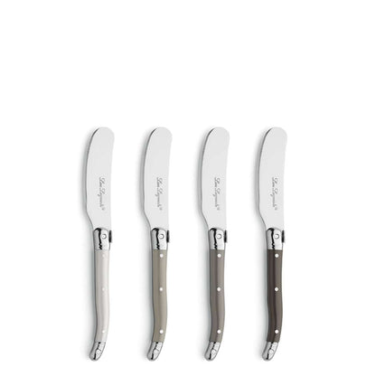 TRADITION Butter Spreader Set 4-piece pearl, pepper, taupe
