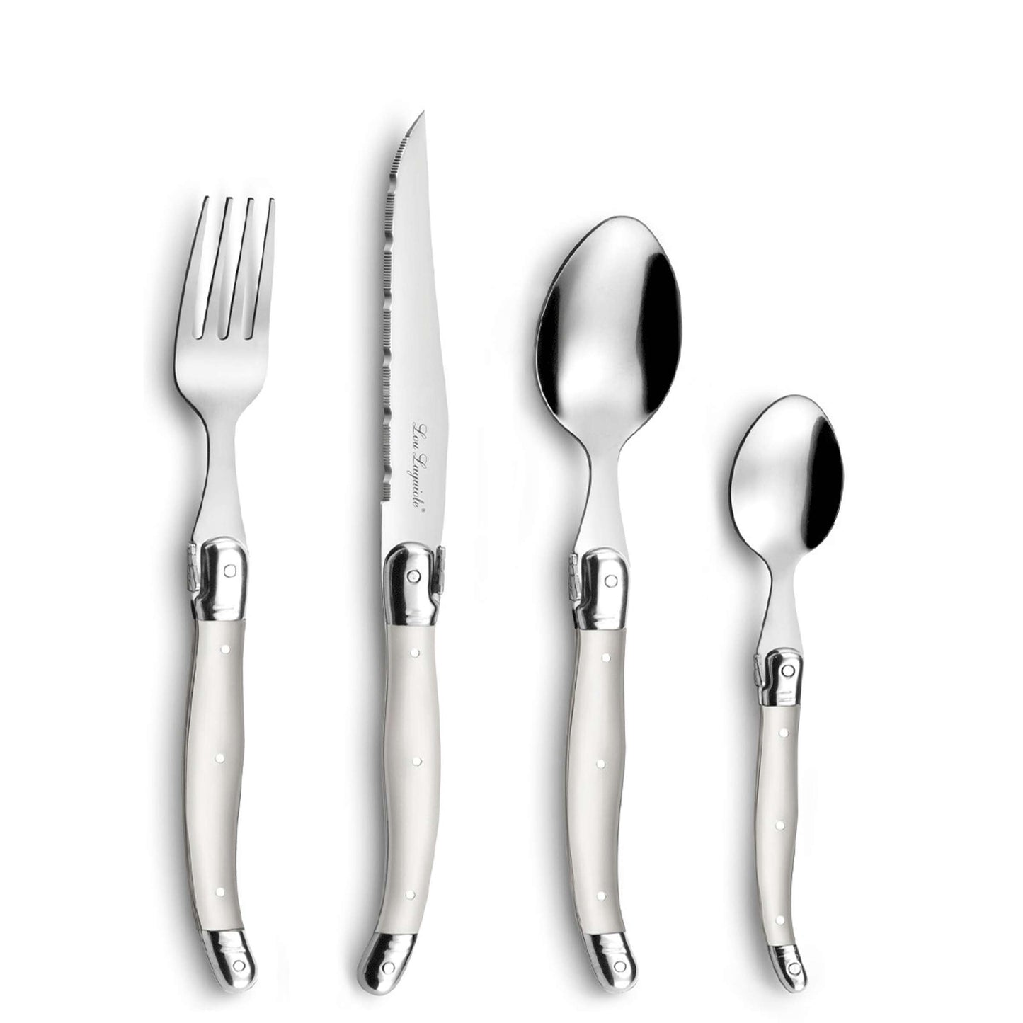 LAGUIOLE / TRADITION cutlery set 24-piece pearl