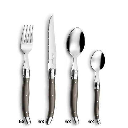 LAGUIOLE / TRADITION cutlery set 24-piece pepper