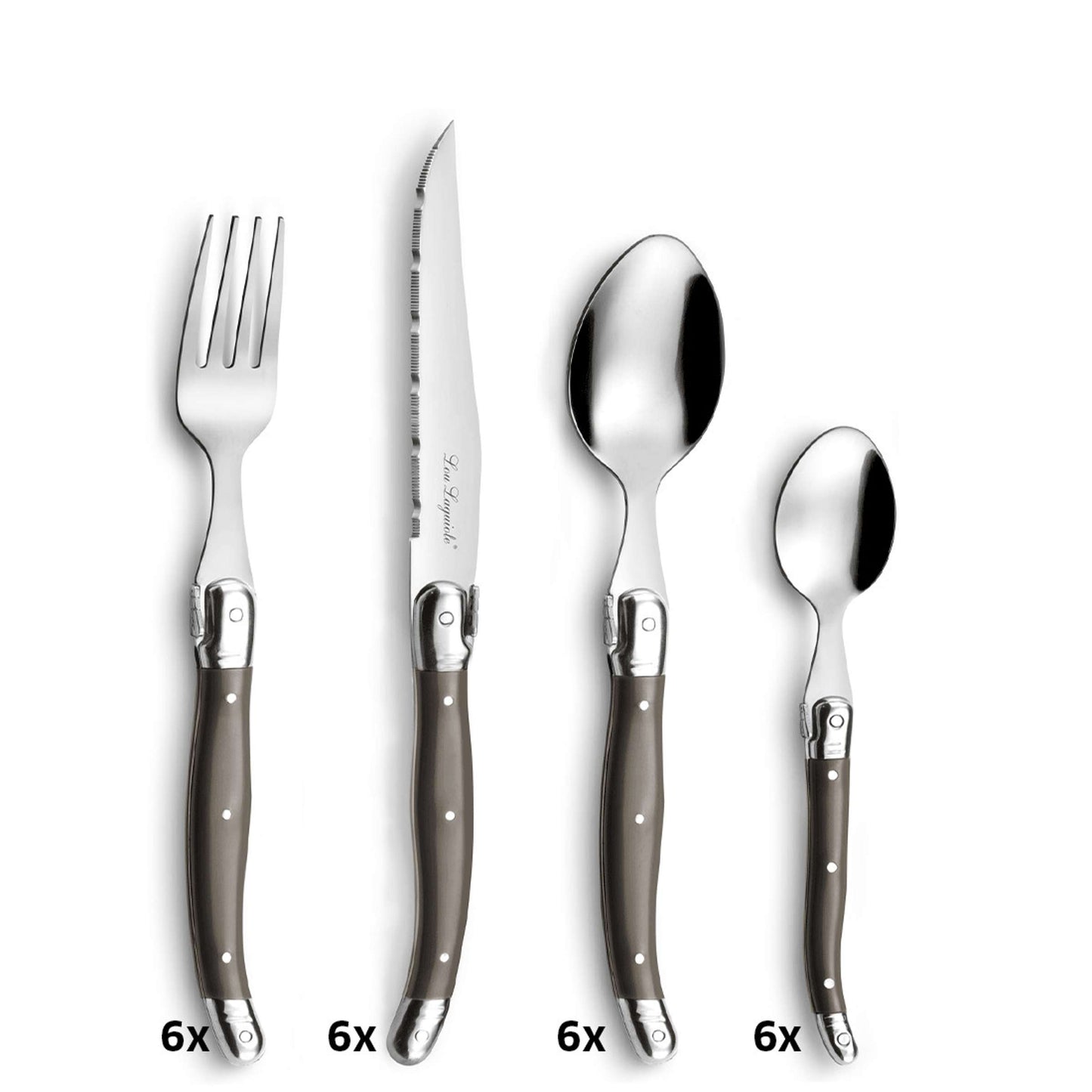 LAGUIOLE / TRADITION cutlery set 24-piece pepper