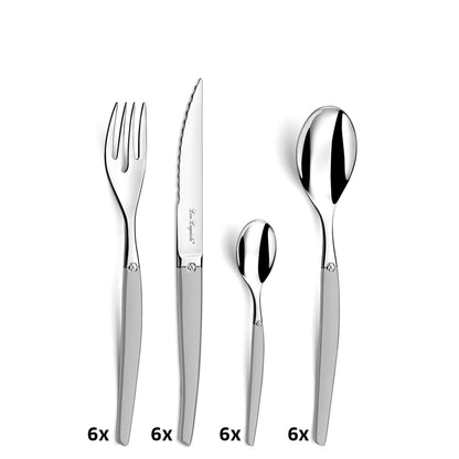 JET LAG cutlery set 24-piece