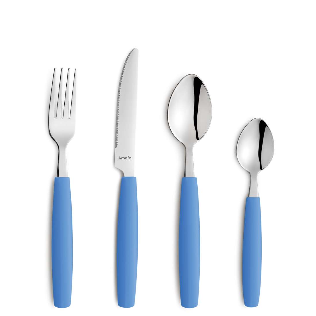VALOA cutlery set 16-piece light blue