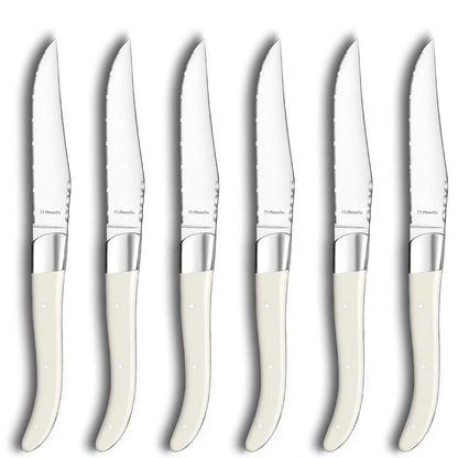 ROYAL STEAK steak knife set 6-piece white