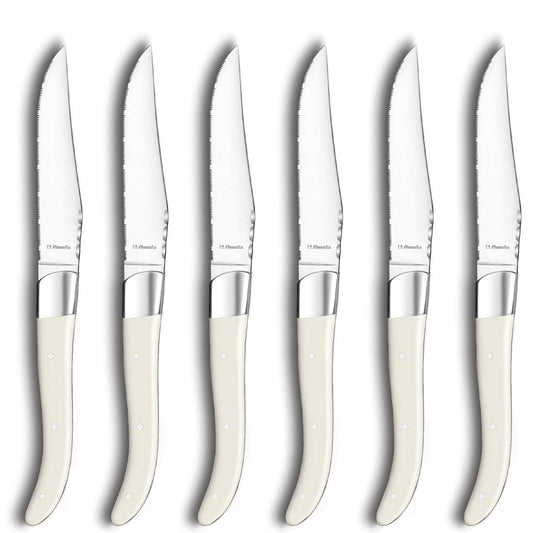 ROYAL STEAK steak knife set 6-piece white