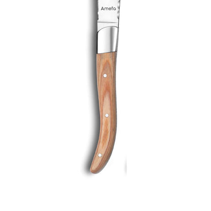 ROYAL STEAK steak knife set 4-piece wood