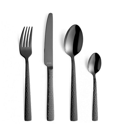 FELICITY cutlery set 24-piece PVD black