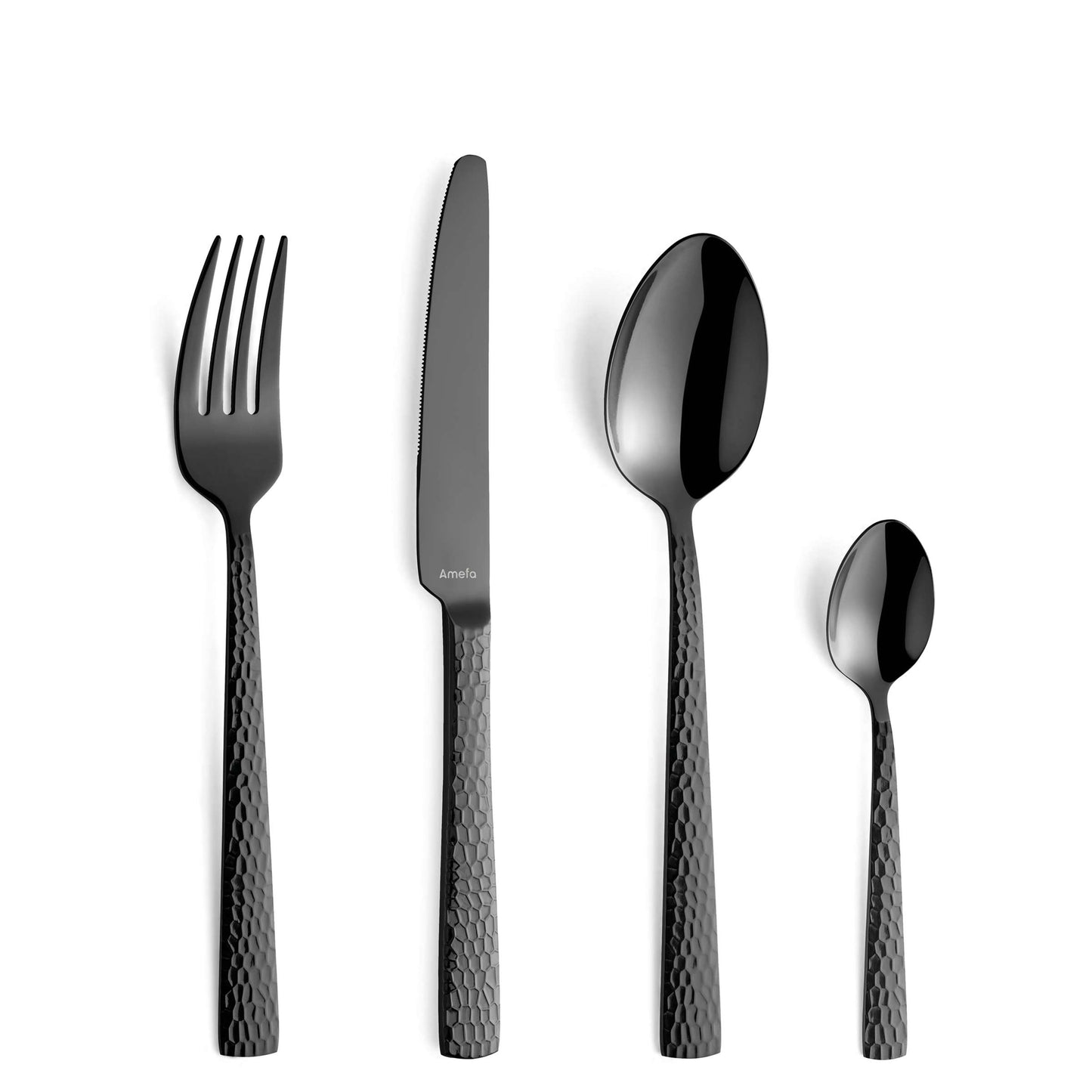 FELICITY Besteckset 24-teilig PVD schwarz