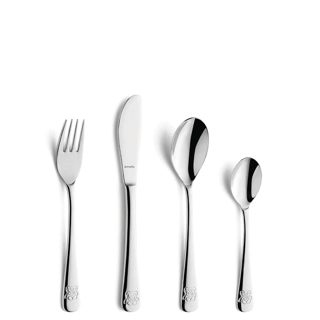 TEDDY BEAR children's cutlery set, 4 pieces