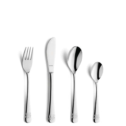 TEDDY BEAR children's cutlery set, 4 pieces