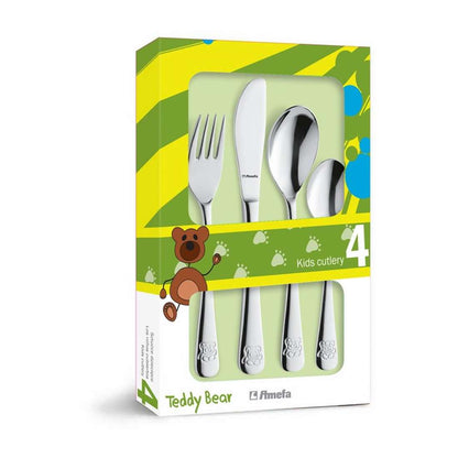 TEDDY BEAR children's cutlery set, 4 pieces