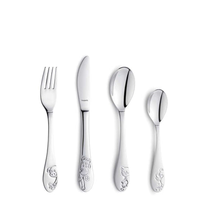 FARMHOUSE FRIENDS children's cutlery set, 4 pieces