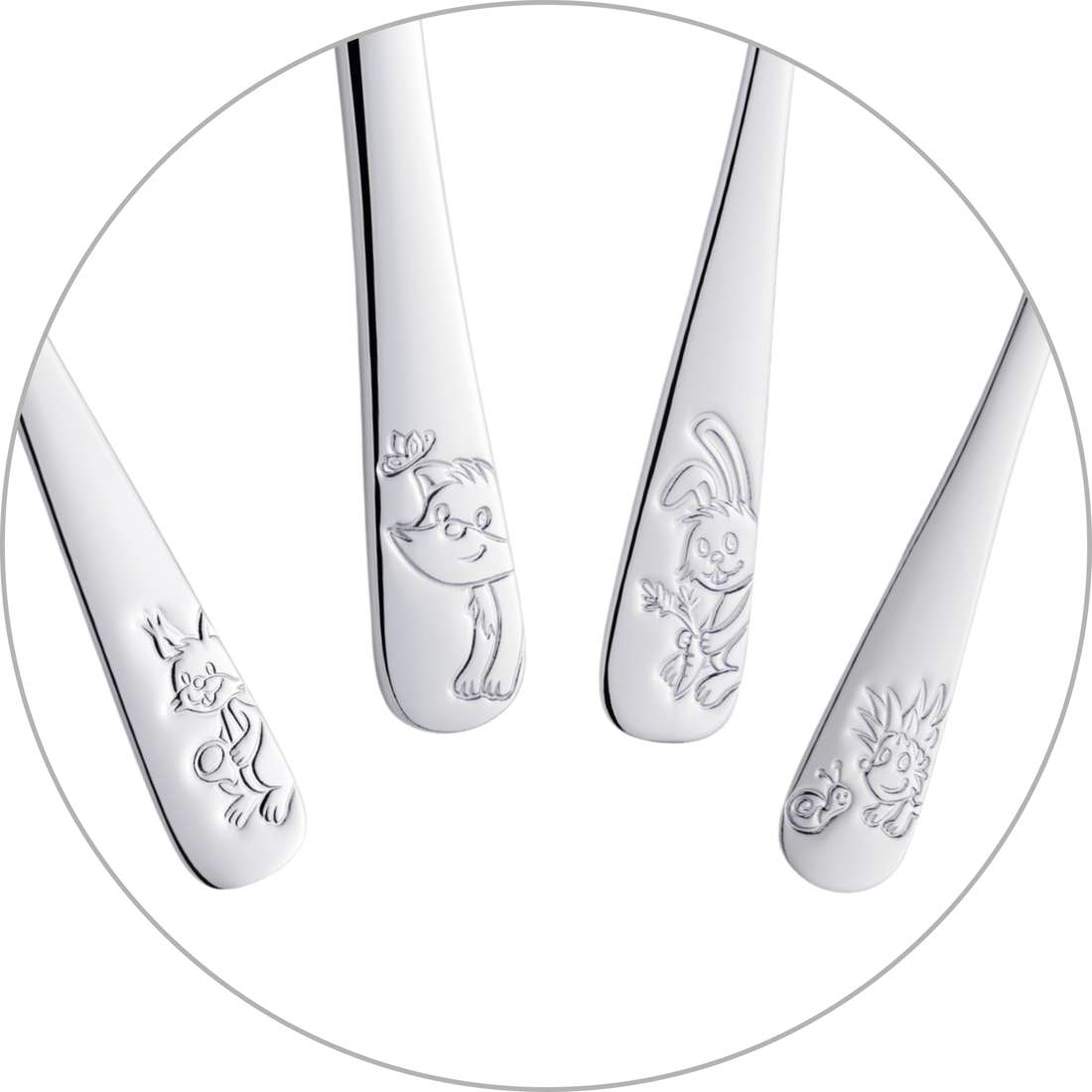 WALDFREUNDE children's cutlery set 4-piece