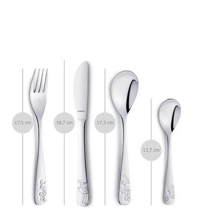 WALDFREUNDE children's cutlery set 4-piece