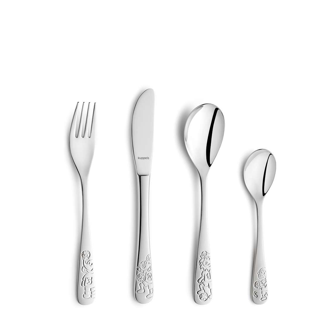 FOOTBALL FRIENDS children's cutlery set, 4 pieces
