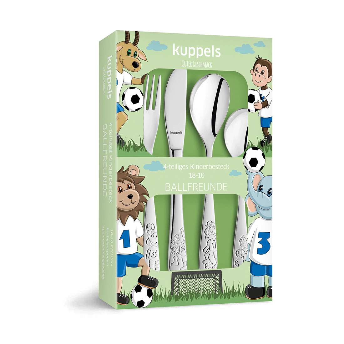 FOOTBALL FRIENDS children's cutlery set, 4 pieces