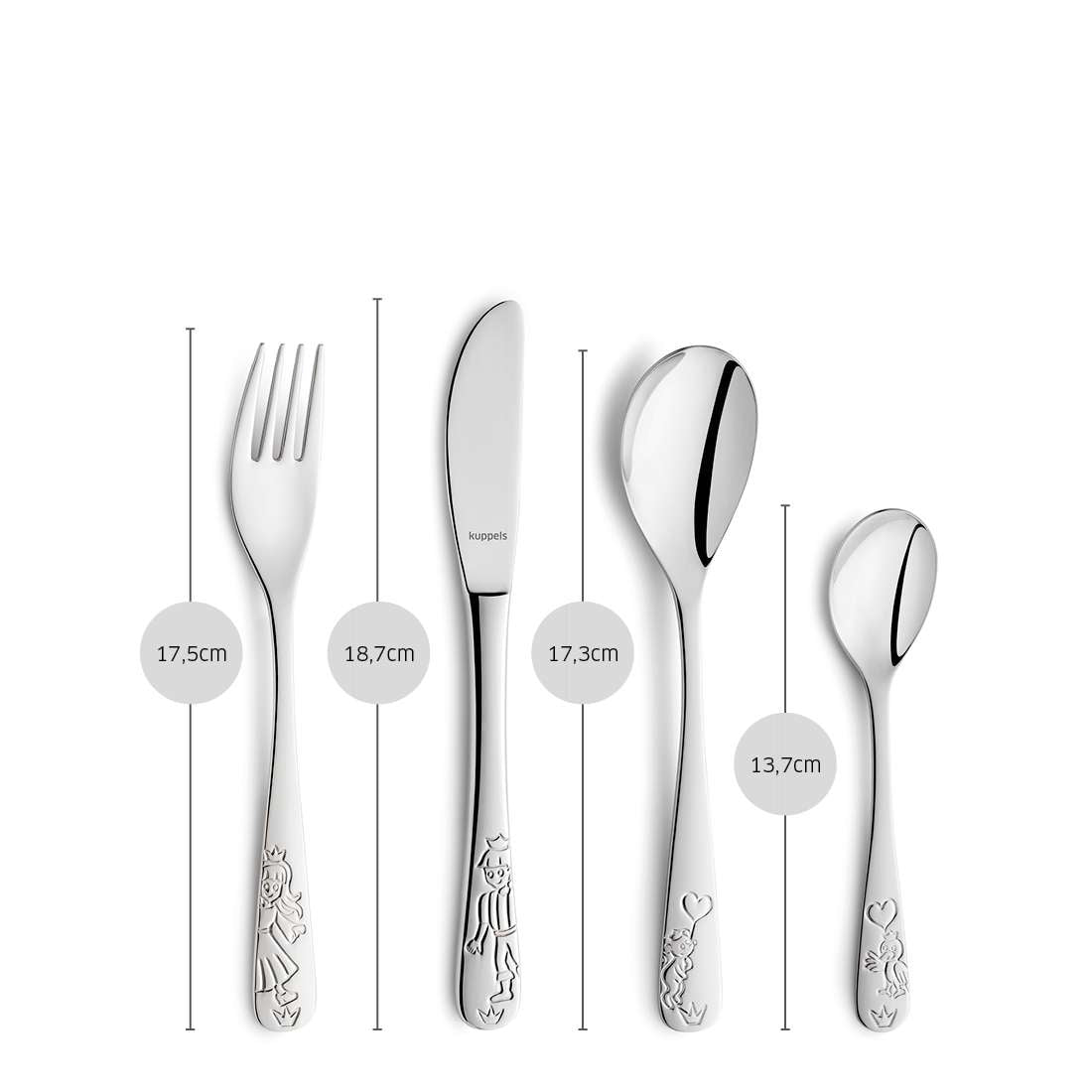 PRINCESS children's cutlery set 4-piece