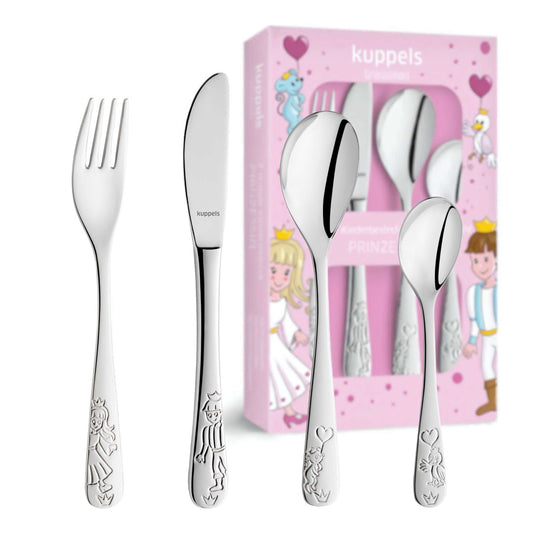 PRINZESSIN Kinderbesteck Set 4-teilig - Bestecke.de