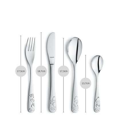 DUCK children's cutlery set 4-piece