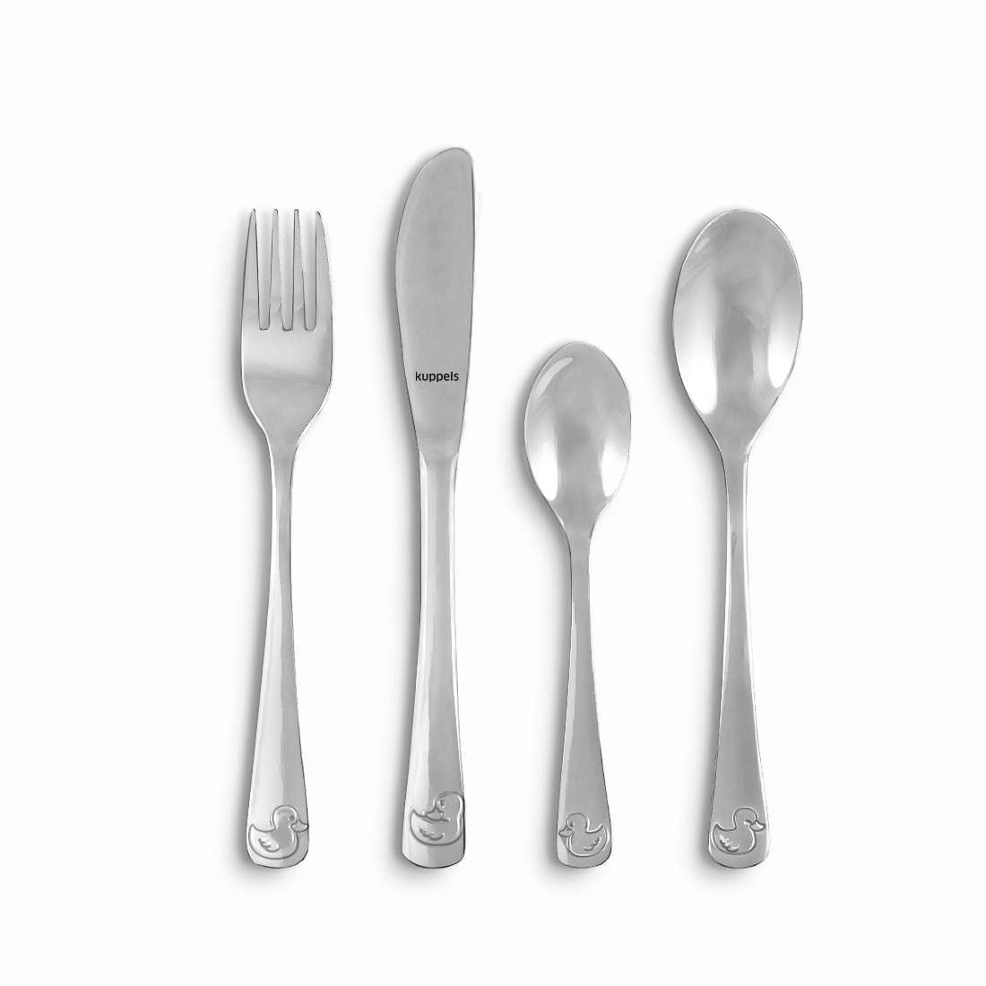 DUCKS children's cutlery set, 4 pieces