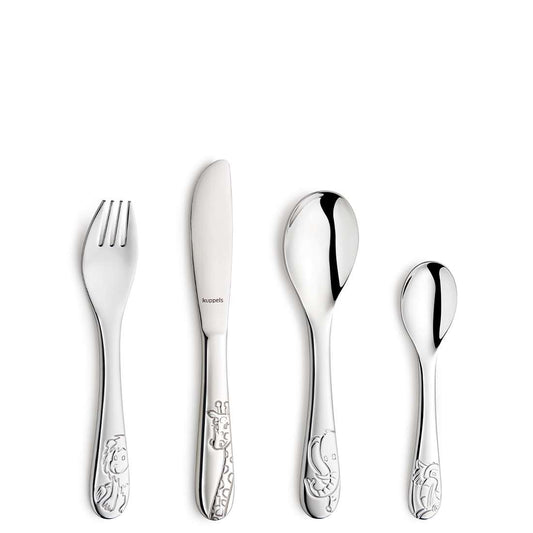 JUNGLE ANIMALS children's cutlery set, 4 pieces