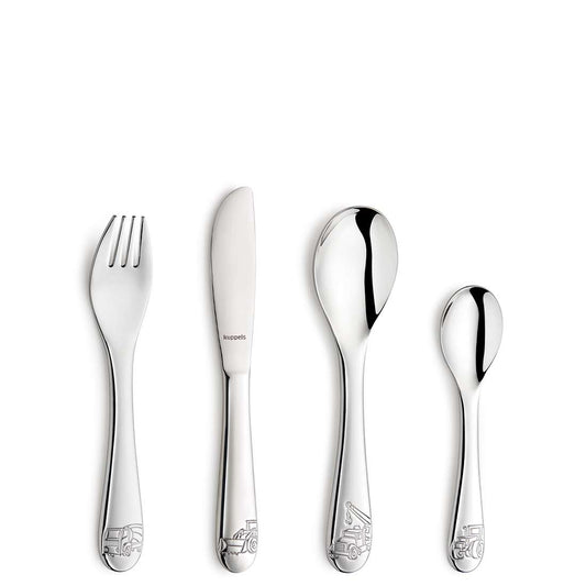 CONSTRUCTION SITE HEROES children's cutlery set 4-piece