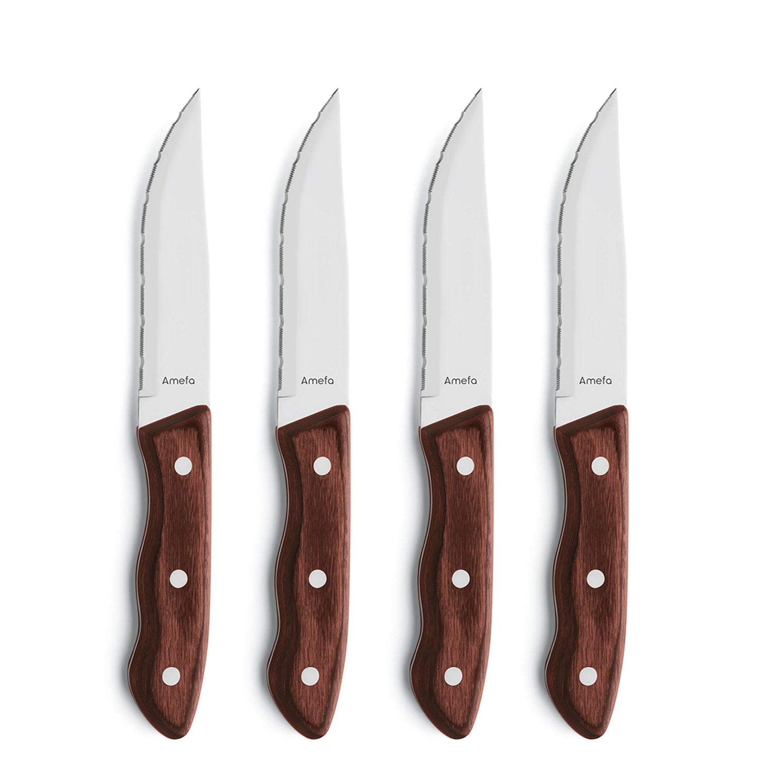 HERCULE Steakmesser Set 4-teilig holz