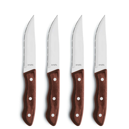 HERCULE Steakmesser Set 4-teilig holz