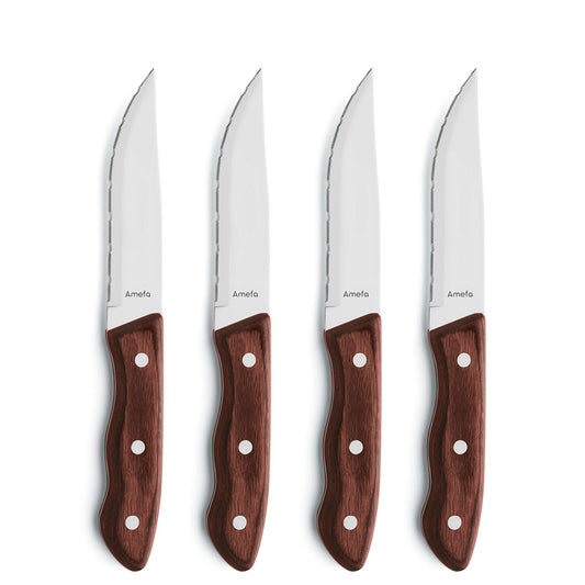 HERCULE Steakmesser Set 4-teilig holz