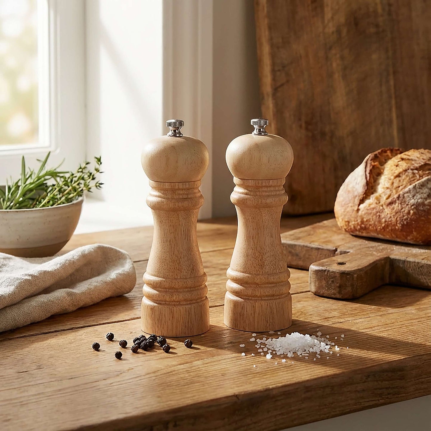 MODERN Salz-/Pfeffermühle Set 2-teilig holz