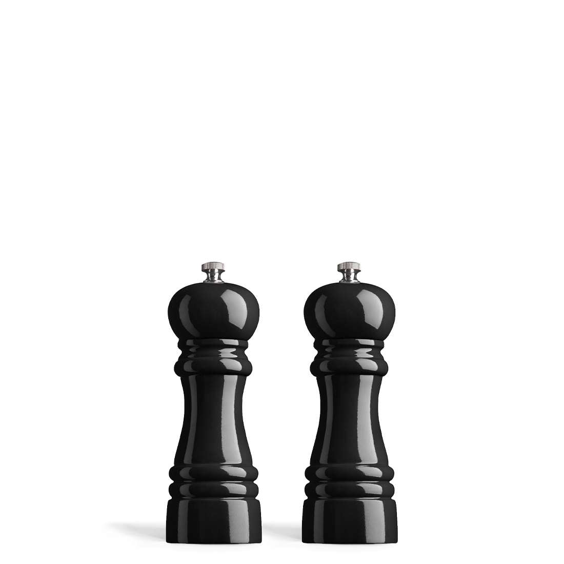 MODERN salt/pepper mill set, 2 pieces, black