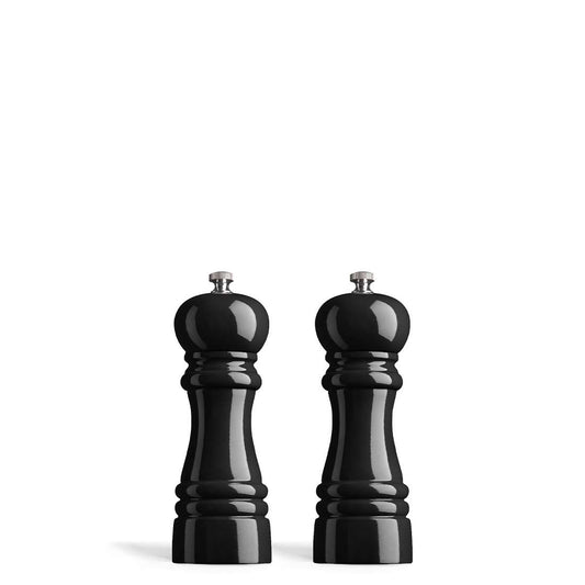 MODERN salt/pepper mill set, 2 pieces, black