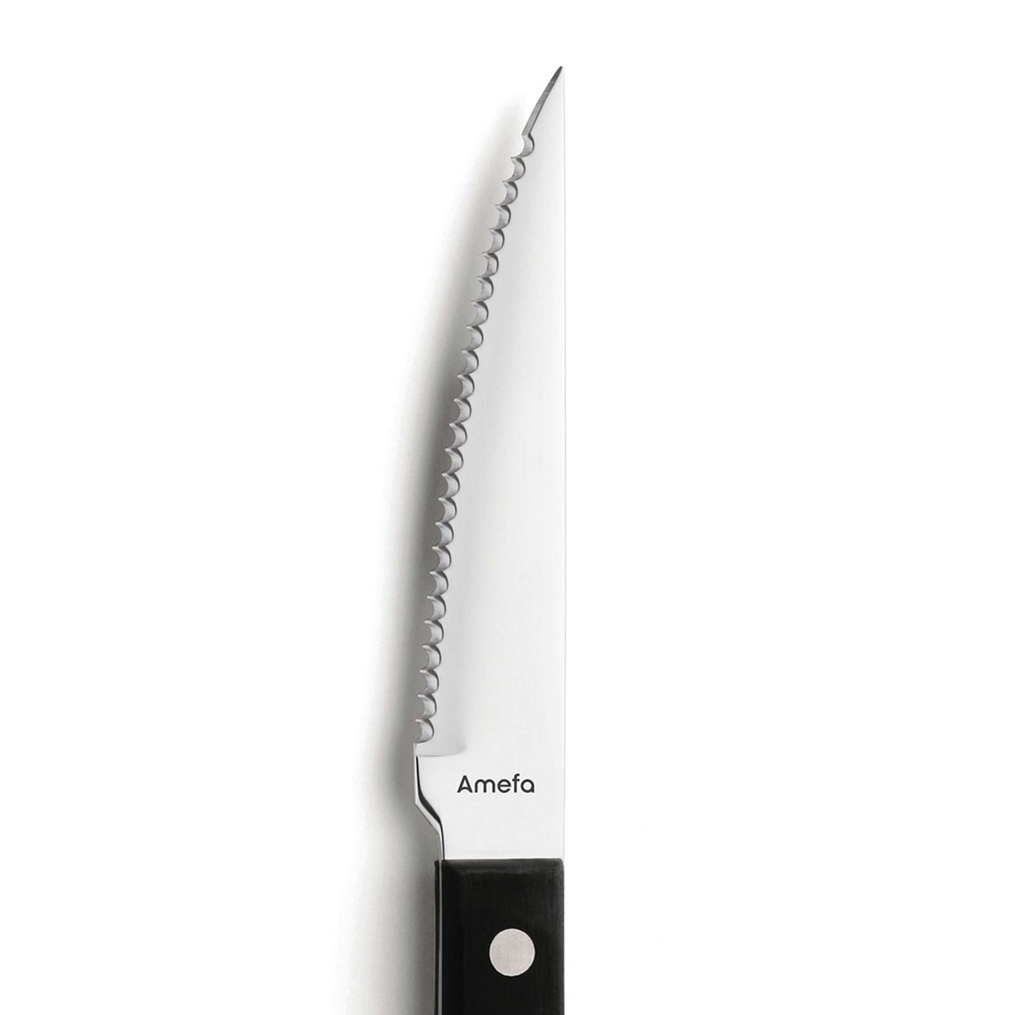 PIZZA Steakmesser Set 6-teilig schwarz