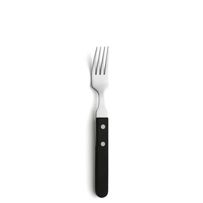 PIZZA steak fork set 6-piece black