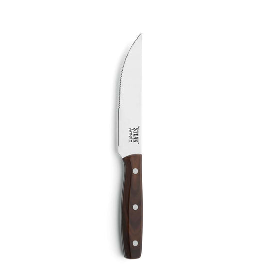 PORTERHOUSE steak knife full handle wood