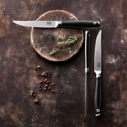 TENDERLOIN steak knife full handle black