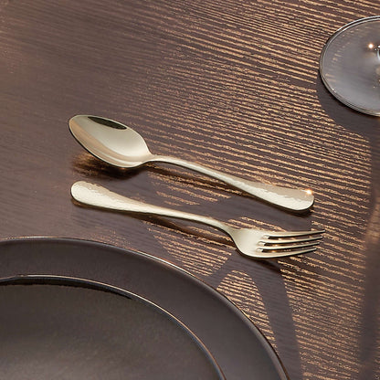 SIERRA cutlery set 30-piece PVD champagne