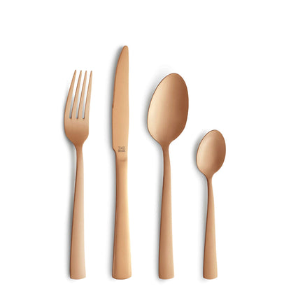 PADINA cutlery set 16-piece PVD copper