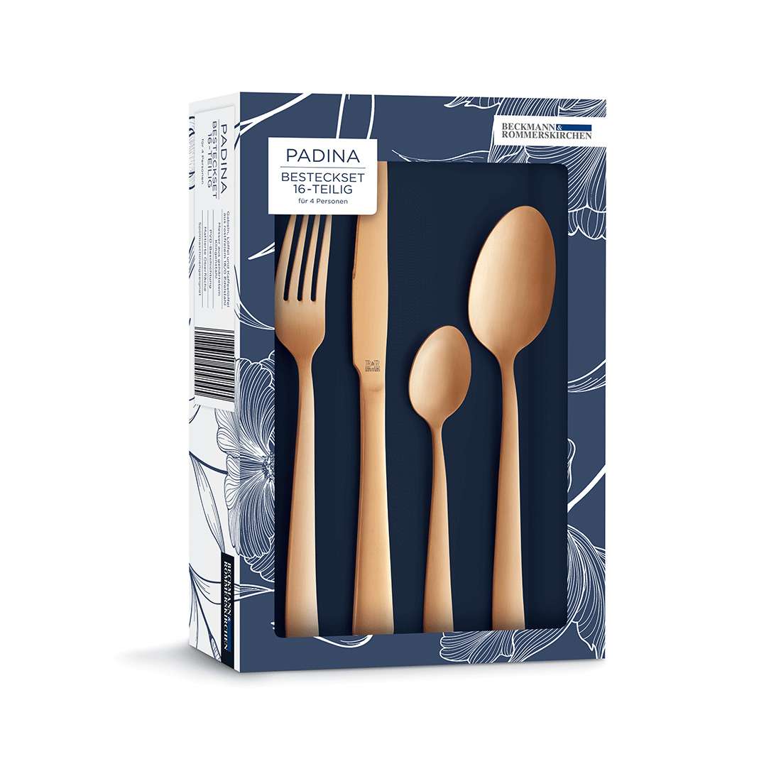 PADINA cutlery set 16-piece PVD copper