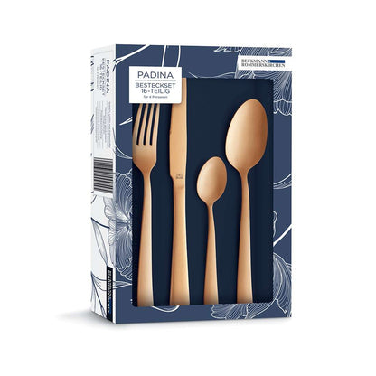 PADINA cutlery set 16-piece PVD copper