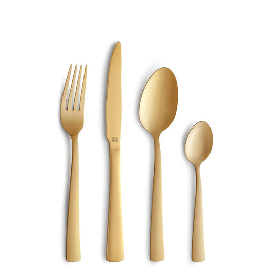 PADINA cutlery set 16-piece PVD champagne