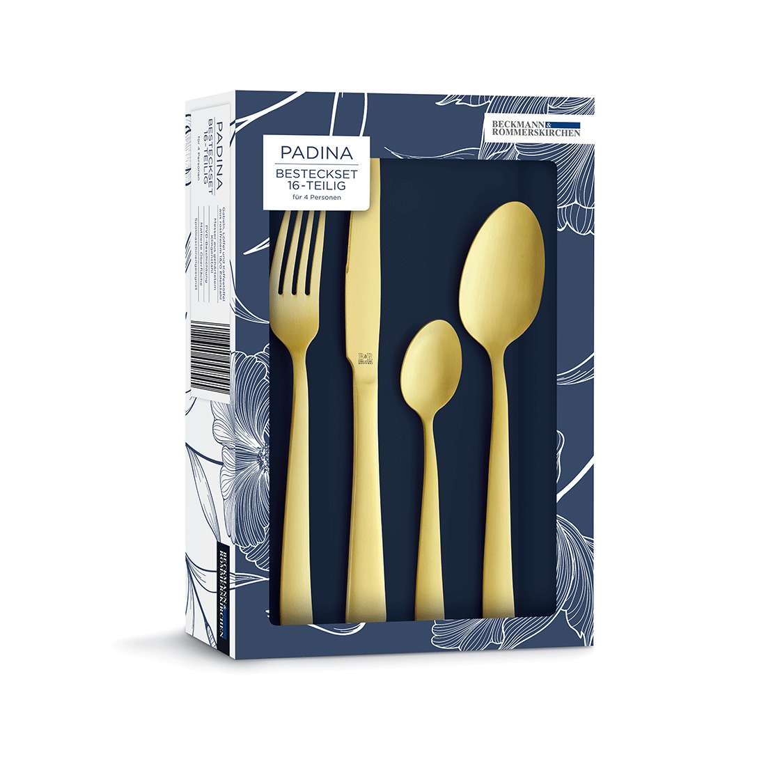 PADINA cutlery set 16-piece PVD champagne