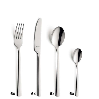 MANILLE cutlery set 24 pieces