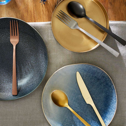 MANILLE cutlery set 16-piece PVD black