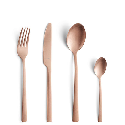 MANILLE cutlery set 16-piece PVD copper